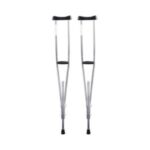 عصای زیر بغل آلومینیومی ایبکا شیاردار - یک جفت
